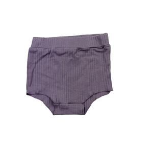 Kate Quinn Organics Purple Ribbed Bloomers